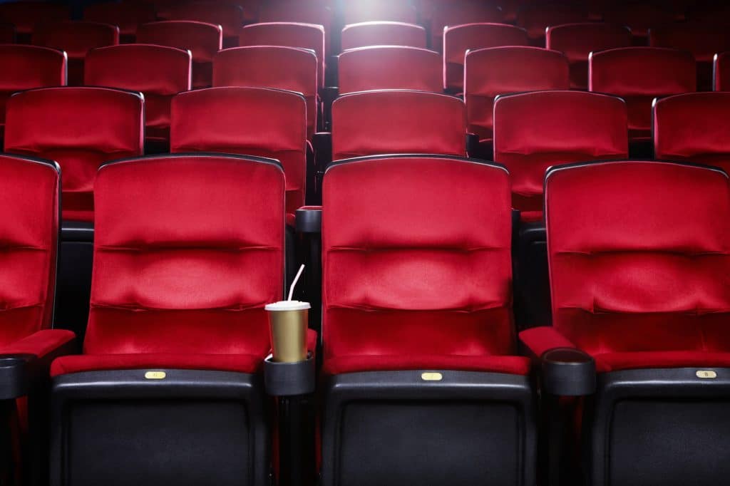 Empty movie theater