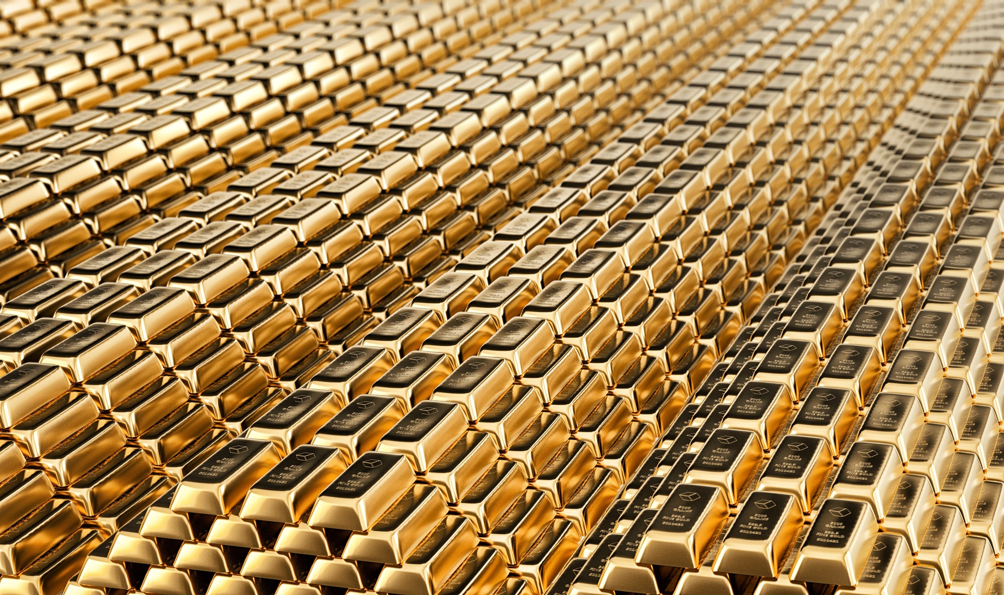 A lot of Gold bars